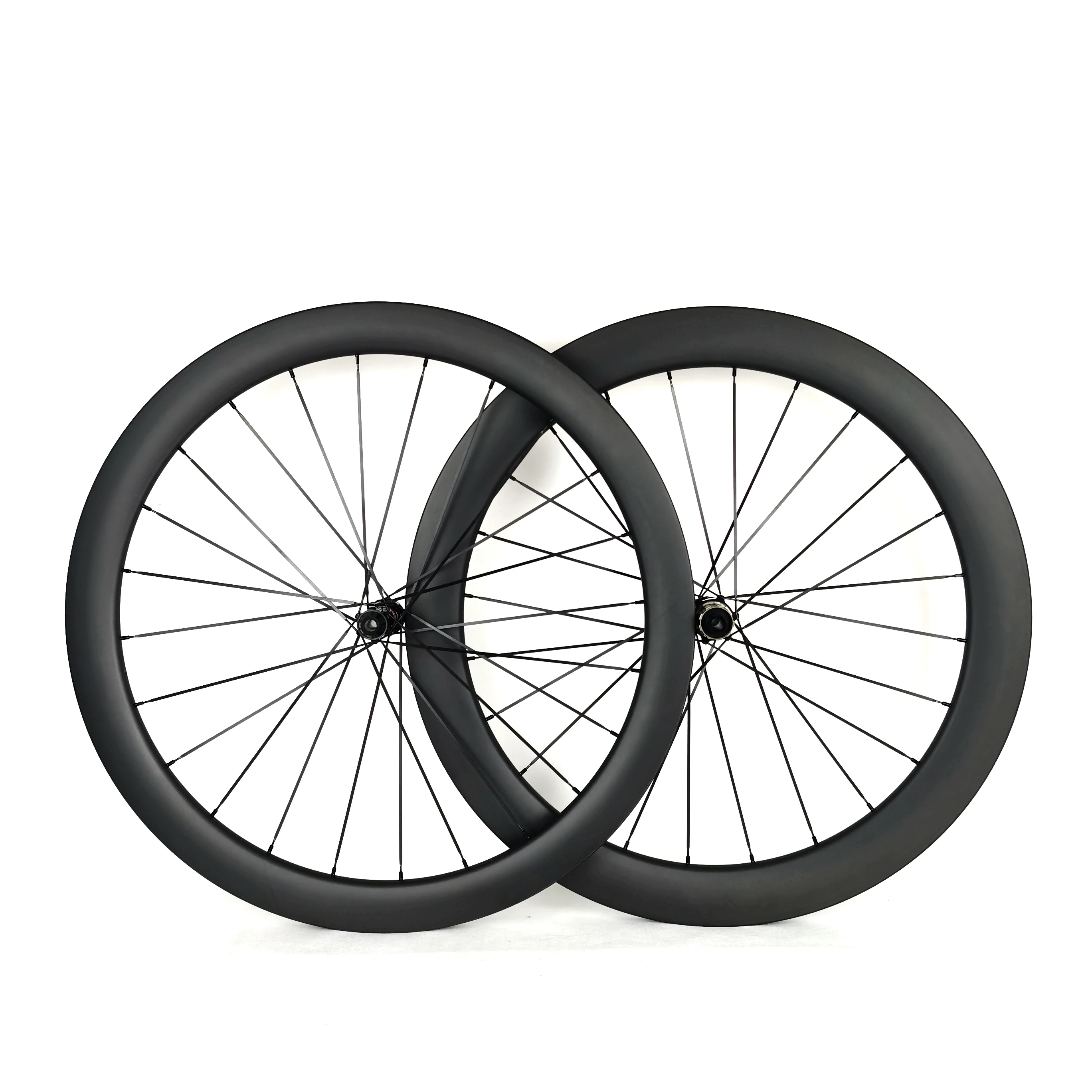 700C Road Disc Brake Bicycle Carbon Fiber Wheel Set Depth 38/50/60/88mm Width 23/25mm Clincher/Tubeless/Tubular Customized Logo