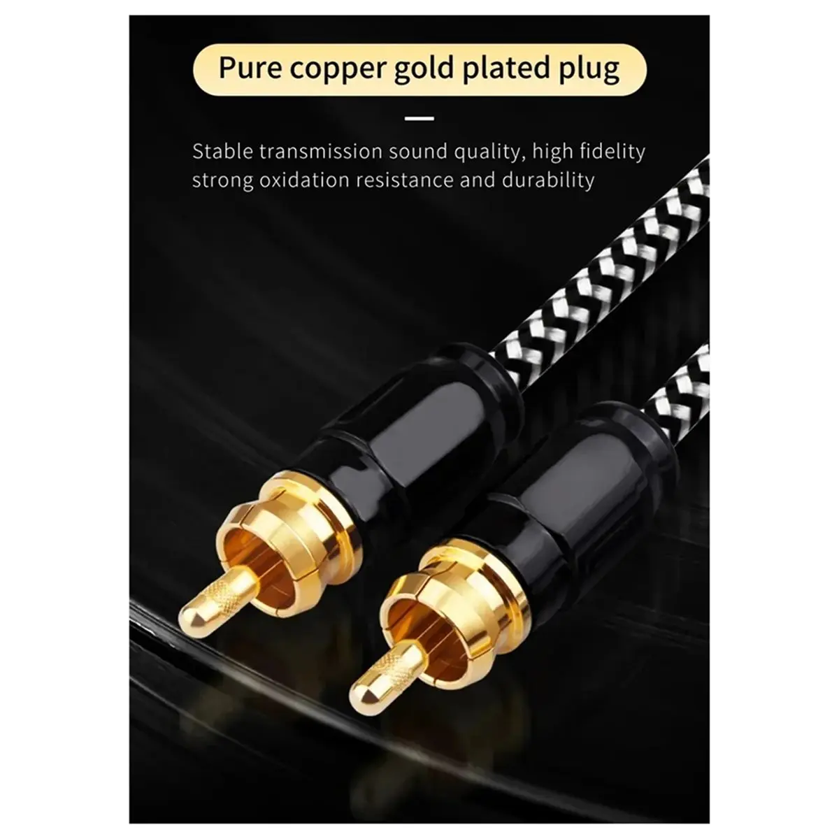 High Fidelity USB C to Audio Cable for Home Theater, TV, and Speakers 0.5m Audio Cable
