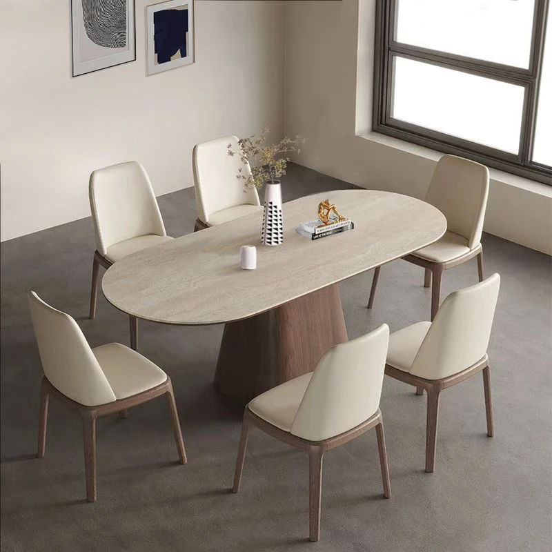 

Mahjong Party Dining Table Living Room Modern Big Restaurant Dining Table Center Kitchen Conference Muebles Unique Furniture