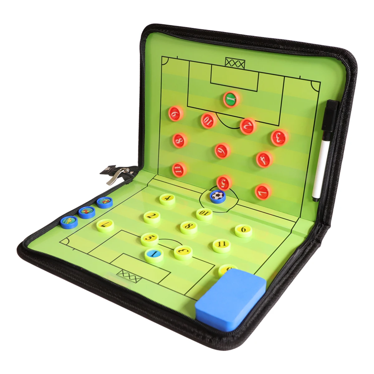 

Foldable Magnetic Football Training Board Soccer Coaching Clipboard for Match Train Football Tactic Folder Soccer Accessories