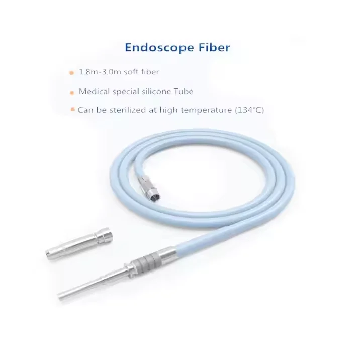 4.0-4.5mm1.8m/3.0m Dental Endoscope Fiber Optic Cable Light Guide Cable for Cold Light Source