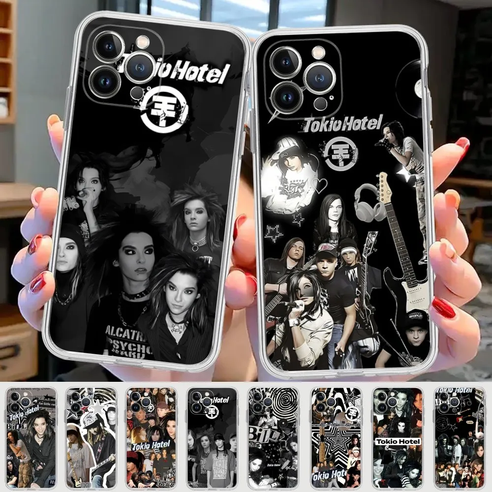 Tokio Hotel German Rock Bands Phone Case For IPhone 15 8 7 6 6S Plus X SE 2020 XR XS 14 11 12 13 Mini Pro Max Mobile Case