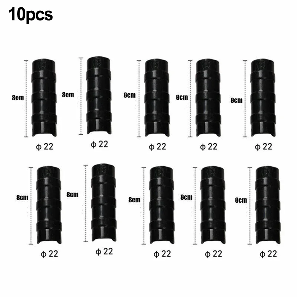 10 sztuk 22mm/25mm/32MM budynki ogrodowe klipsy rurowe rama szklarni rura stały zacisk folia zacieniająca żagle netto złączone złącza