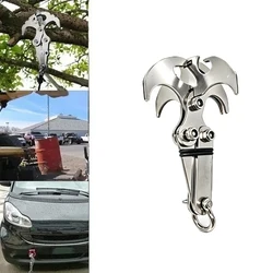 Folding Gravity Grab Hook Outdoor Rock Climbing Rescue Claw Survival Mountaineering Hook Tool Multifunctional Stainless Steel