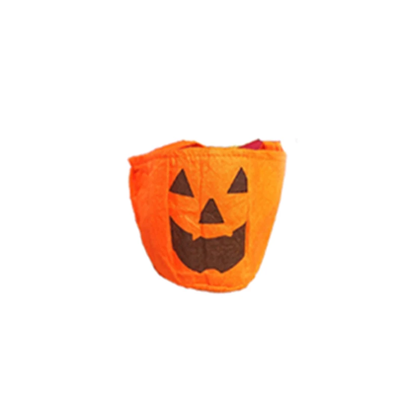 PESENAR Halloween Pumpkin Poncho for Women Pumpkin Costume with Headband and Candy Bag