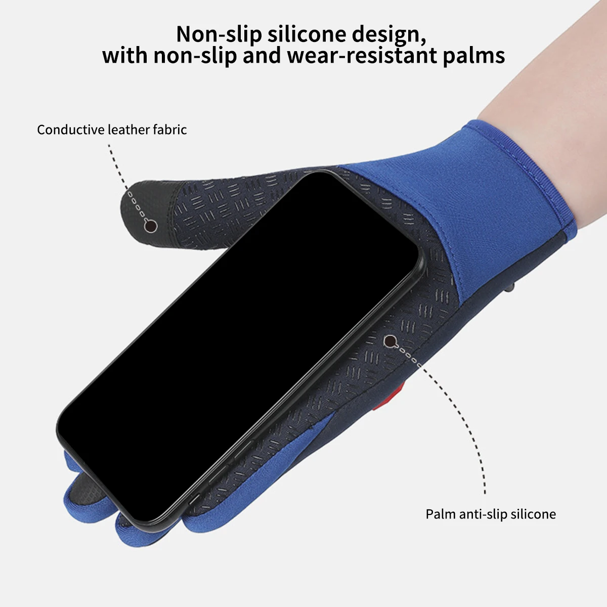 

Зимние перчатки Velura для мужчин и женщин, ветрозащитные перчатки с термосенсорным экраном для холодной погоды для езды на велосипеде, бега и работы