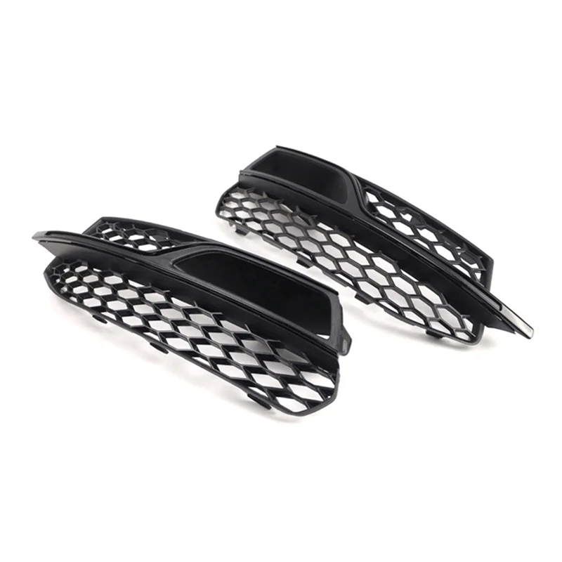 

A51K-Car Front Bumper Fog Light Grille Cover For A3 S3 S-Line 2013-2016 Fog Lamp Cover