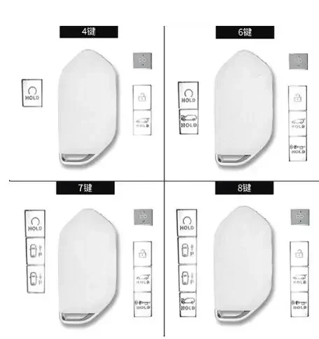 حافظة مفاتيح جلدية من الزنك للسيارة ، حامل غطاء لكيا كرنفال ، EV9 ، خط بيكانو GT ، هيونداي عن بعد ، مفتاح ذكي ، 4 ، 5 ، 6 ، 7 ، 8 ، 9 أزرار ،