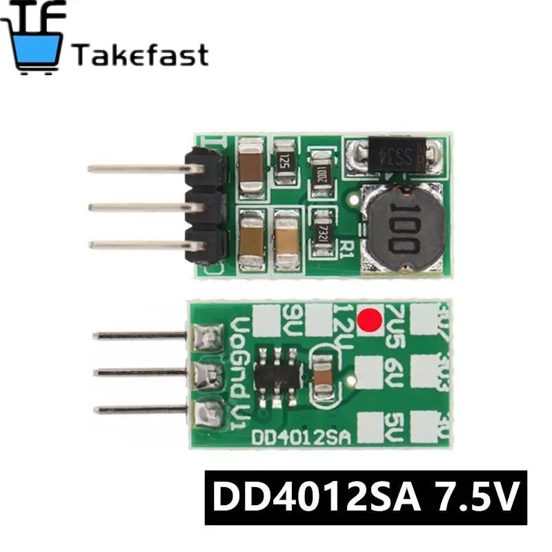 DC-DC DC 5-40V zu 3V 3,3V 3,7V 5V 6V 7,5V 9V 12V 1A Buck Step Down Converter Modul Spannungsreglerplatine ohne Pin