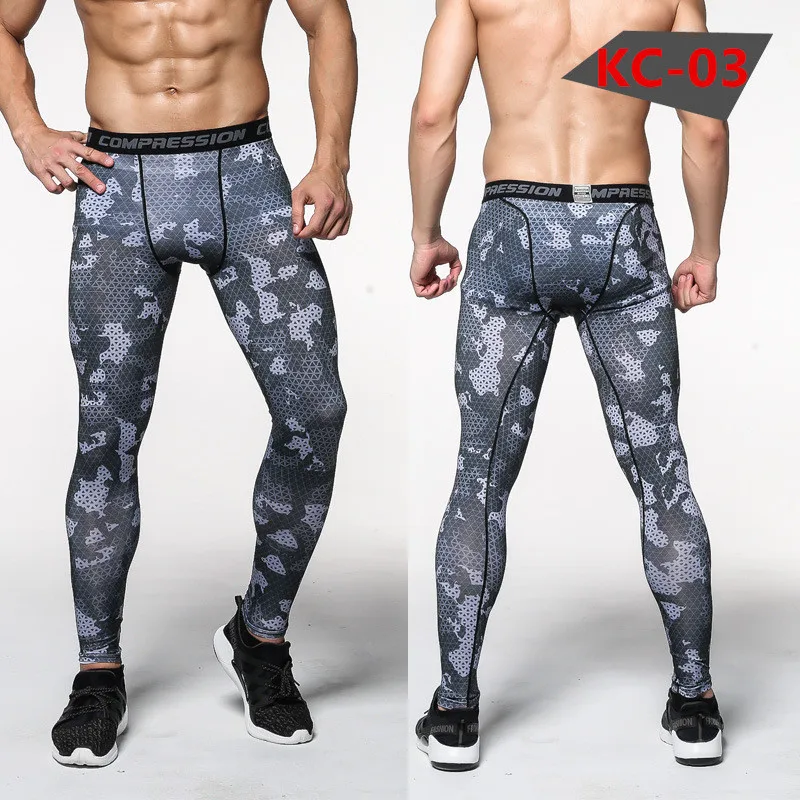 New Men Compression Leggings Sport Training Leggings Sportswear Tights Quick Dry Trousers Gym Pants Running Jogging Leggings Men