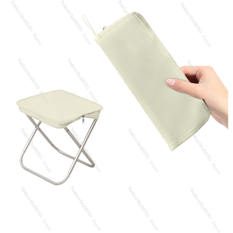 Folding Stool Portable Bench Chair High Speed Rail Subway Train Outdoor Travel Artifact Mini Pencil Bag Small Mazar