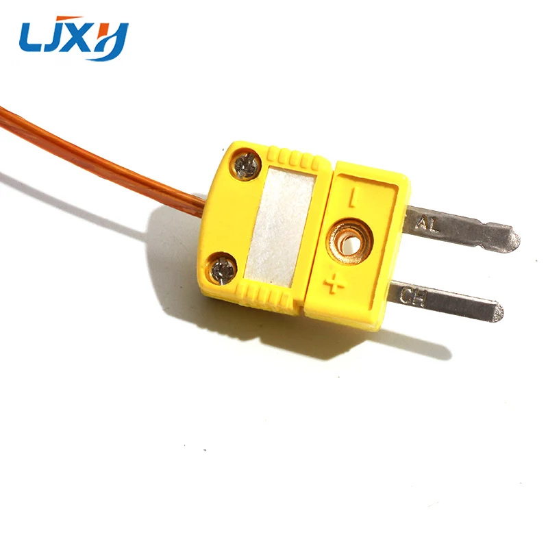 LJXH  Clamp Thermocouple Furnace Temperature Sensor 6.5CM Tunnel Turnace K-type Metal Shielded Wire/ Niacinamide Wire 1-5M