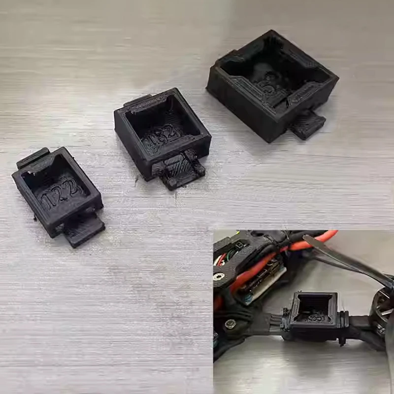 1PCS 3D Printed Arm-Mounted GPS Module Fixed Bracket for FPV RC Drone 121 122 180 181 182 251 252 GPS Protective Support Seat