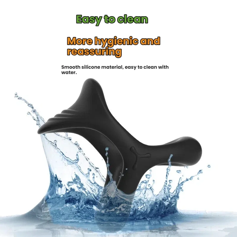 Bondage Penis Ring Sleeve Silicone Chastity Cage Cockring Sex Toy Fors Men Gay Delay Ejaculation Strong Erection Penis Extender view 5