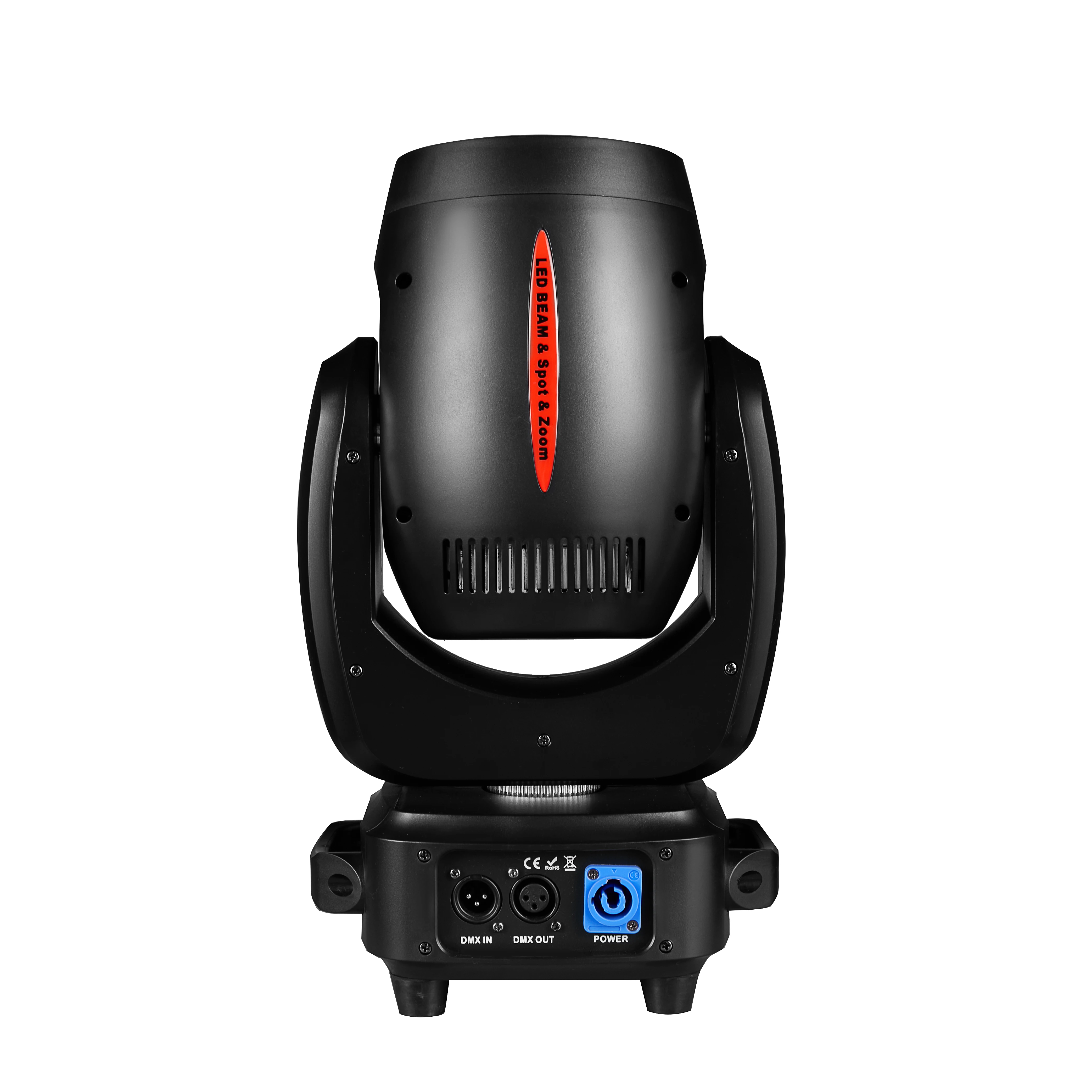 180W LED Moving Head Beam Spot Zoom 24 Prism 14 Gobos 12-Color Wheel and 3D Wheel -Lens DJ DMX512 Stage Lights Bar KTV Club