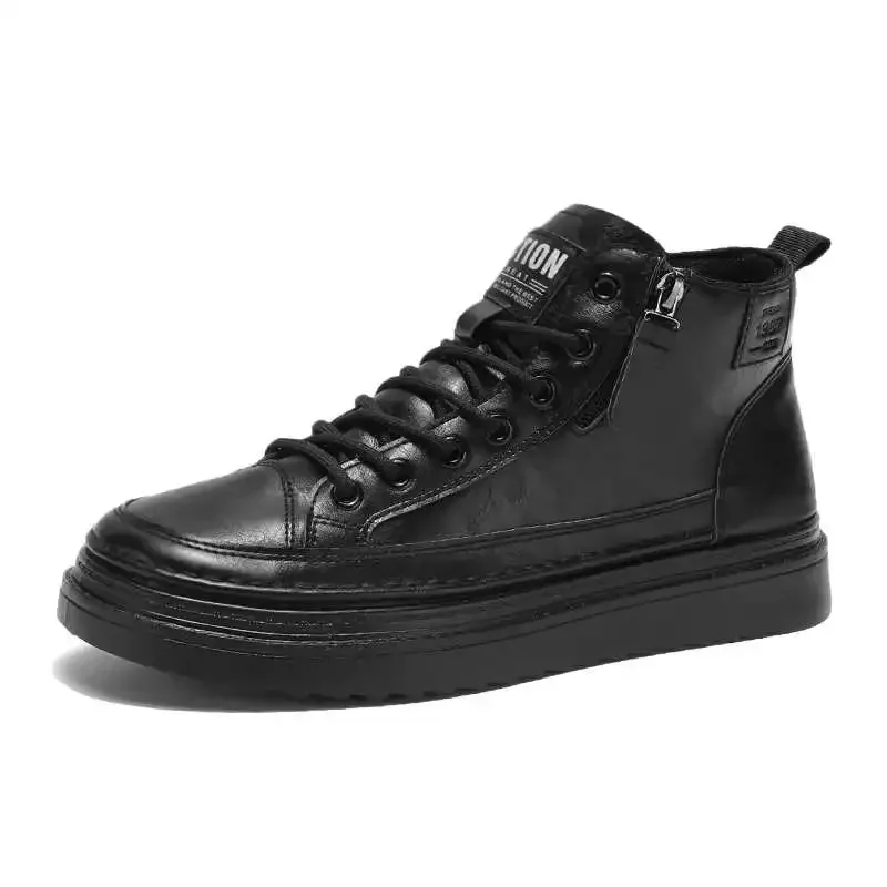 

Hightops Zimni Sneakers Boots Man Casual Shoes Men's Ankle Boots Spring 2025 Sport Training Raning College Dropship