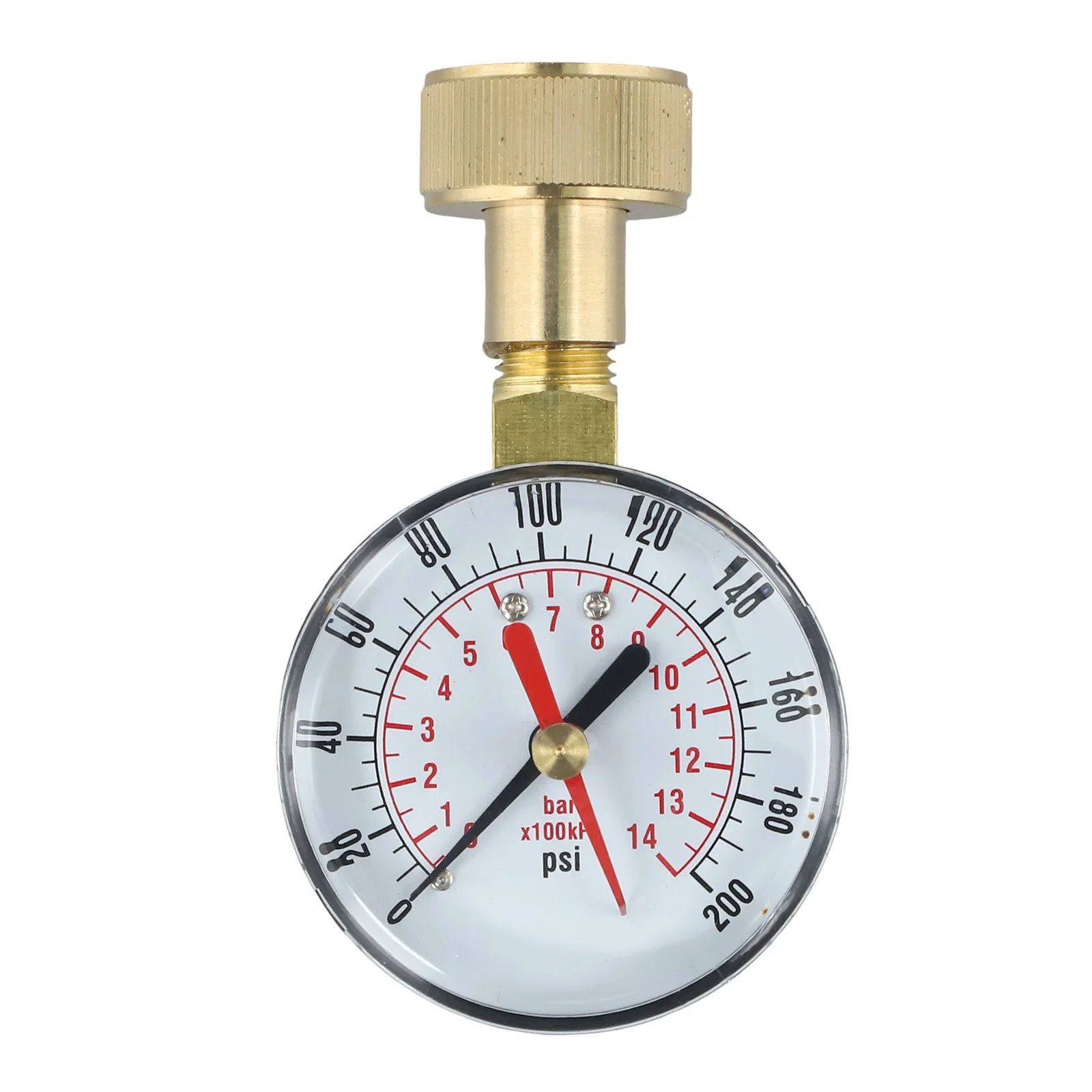 For Harsh Environments Glycerin Filled Pressure Gauge Accurate Pressure Test Gauge Water Gauge -3-2-3 Accuracy