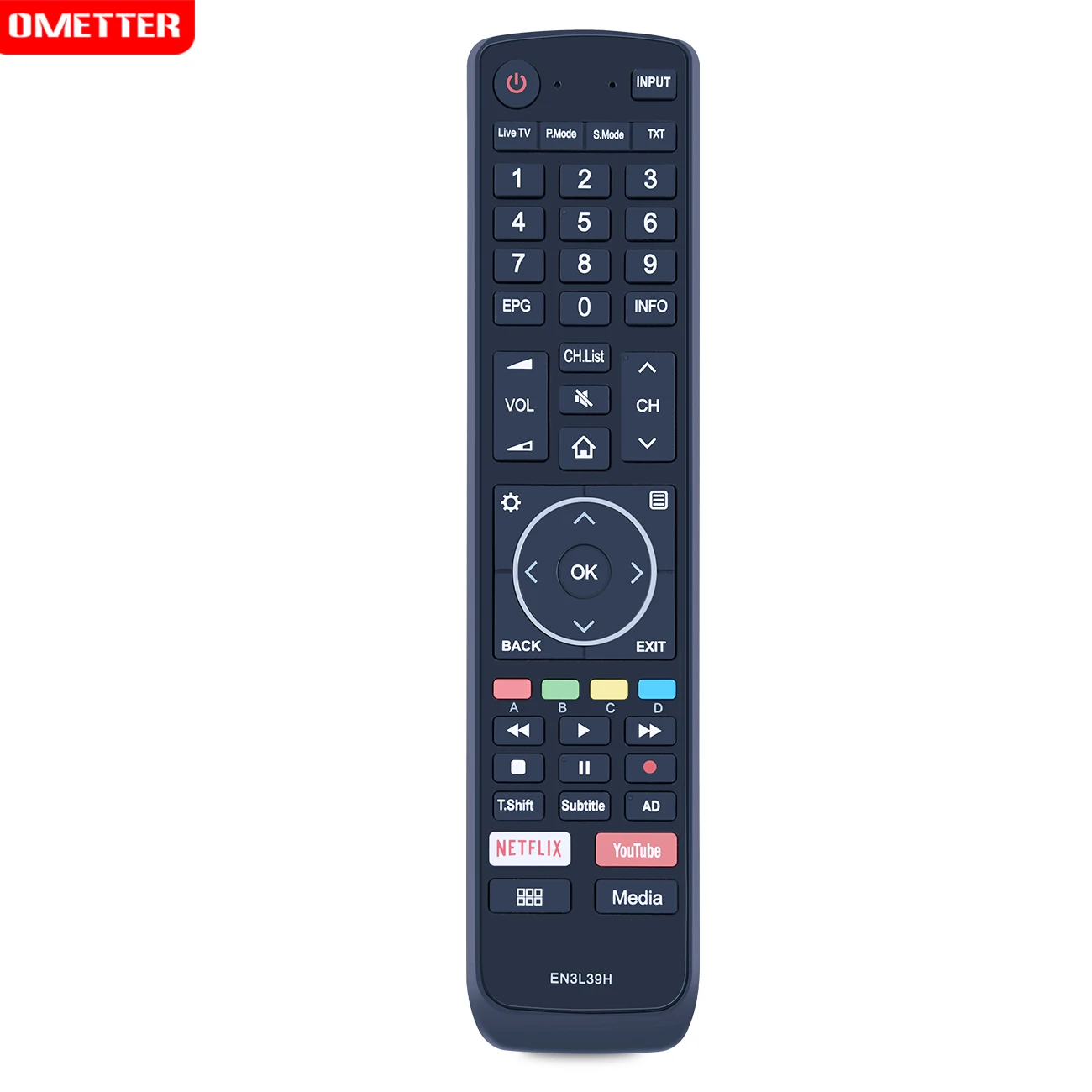EN3L39H Asli Baru untuk Hisense Smart LCD LED TV Remote Control NETFLIX YouTube