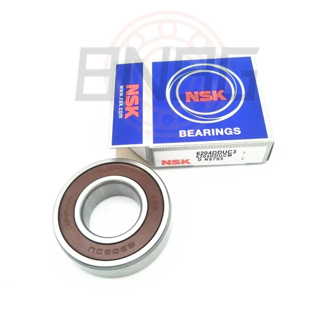 Japan NSK 6205 Bearing 25*52*15 mm For Motorcycles Engine Crankshaft 6205ZZ 6205DDU Ball Bearings Chamfer Black Nitride Retainer