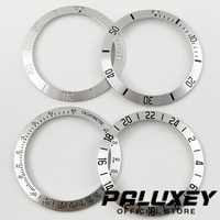 38MM Chronograph Indices Function High Quality Sloping Bezel Insert SUB Diving GMT Watch Insert Watch Replace Aluminum Bezel