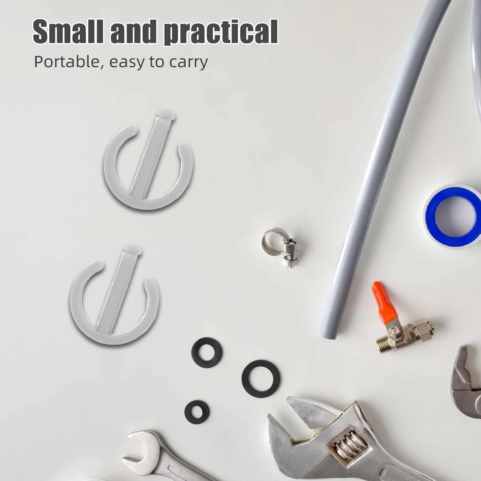 4Pcs Swing Rail Stabilizer Buckle Non Slip Plastic Grip Secure Fastener Replacement Parts for Swing Set Slide Safety Attachment