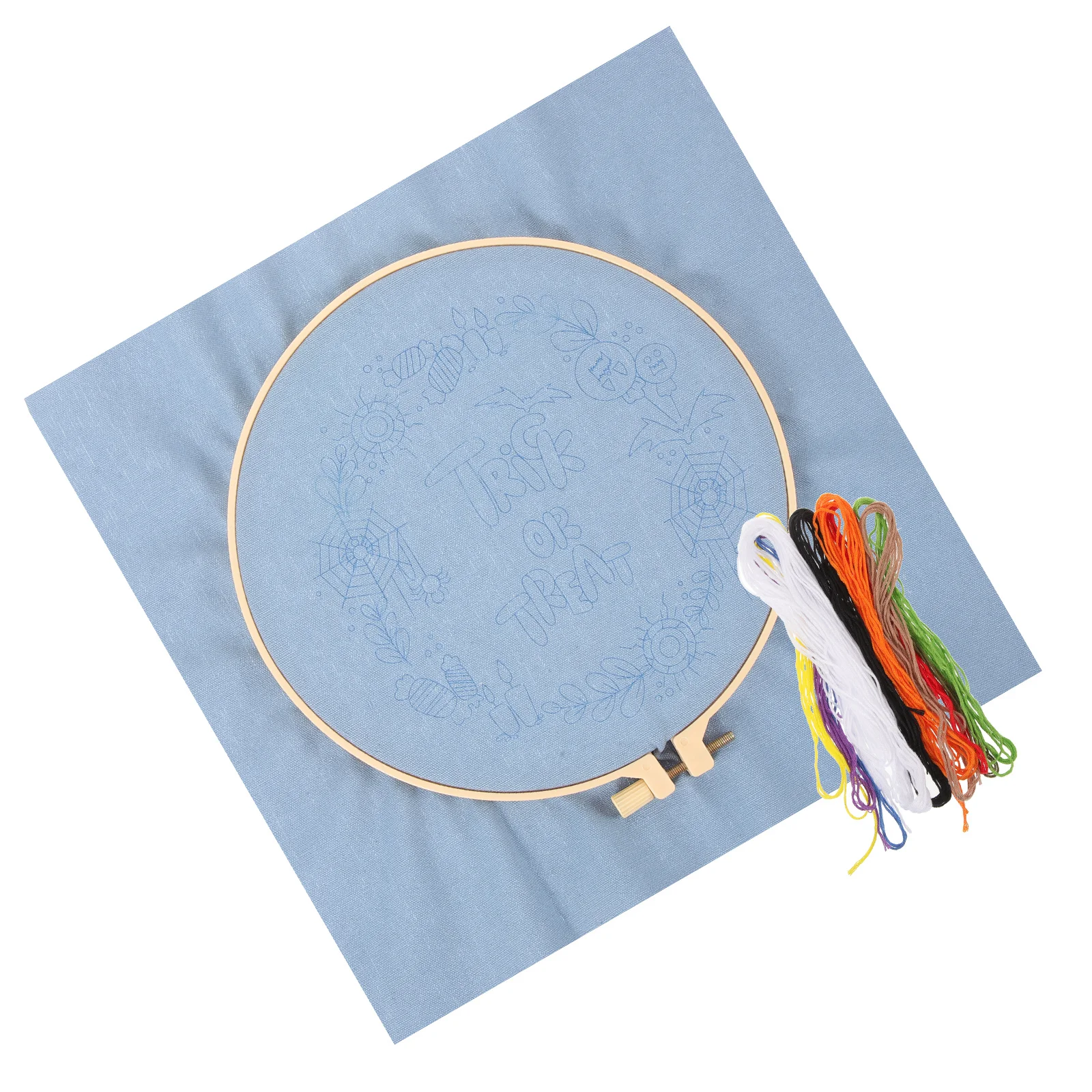 

1 set 1 Set Halloween Cross Stitch Kit For Beginners Diy Embroidery Art Craft Half Finished Needlework Decor Pumpkin Bat Hanging