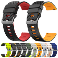 Sport Strap Silicone Watch Band 22mm For TicWatch Pro 3 Ultra E2 S S2 Pro X GTW GTH 2 2021 Smartwatch Bracelets Women Men Correa