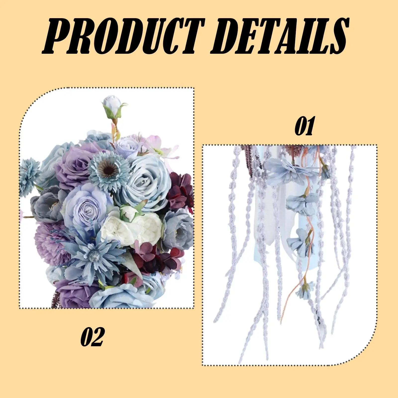 

Свадебный букет, реалистичный, креативный, реквизит для фотосессий, искусственный цветочный букет для праздников и выпускных вечеров