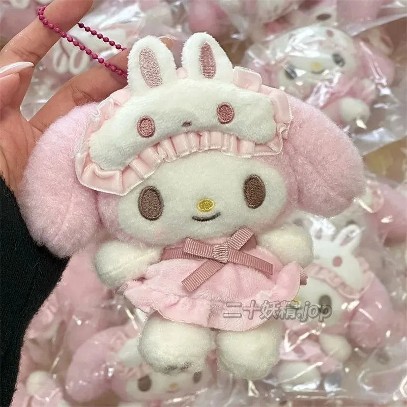 

MINISO Sanrio Melody сумка кулон пижамная серия кукла прекрасные подвесные украшения Kawaii изысканный милый аниме брелок мультфильм новый