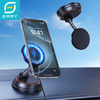 Eary Car Magnetic Wireless Charger for 15W MagSafe Car Mount Dashboard Suction Cup Phone Holder Stand for iPhone Samsung Xiaomi