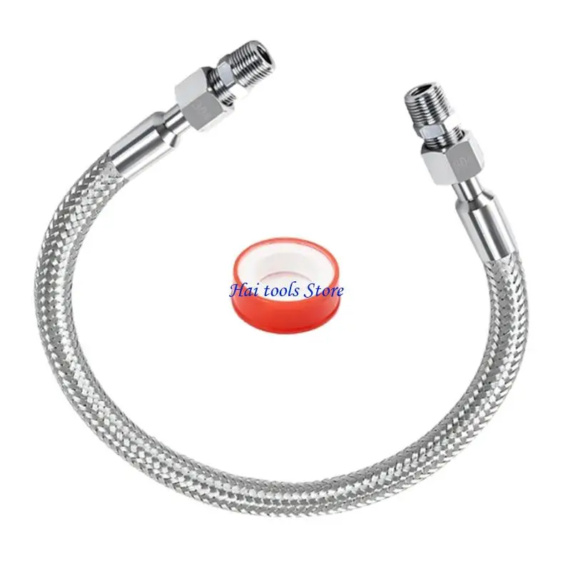 X37E Korrosionsbeständiger 1/4 Zoll x 20 Zoll Kompressor-Überbrückungsschlauch 870 PSI – Detail 8