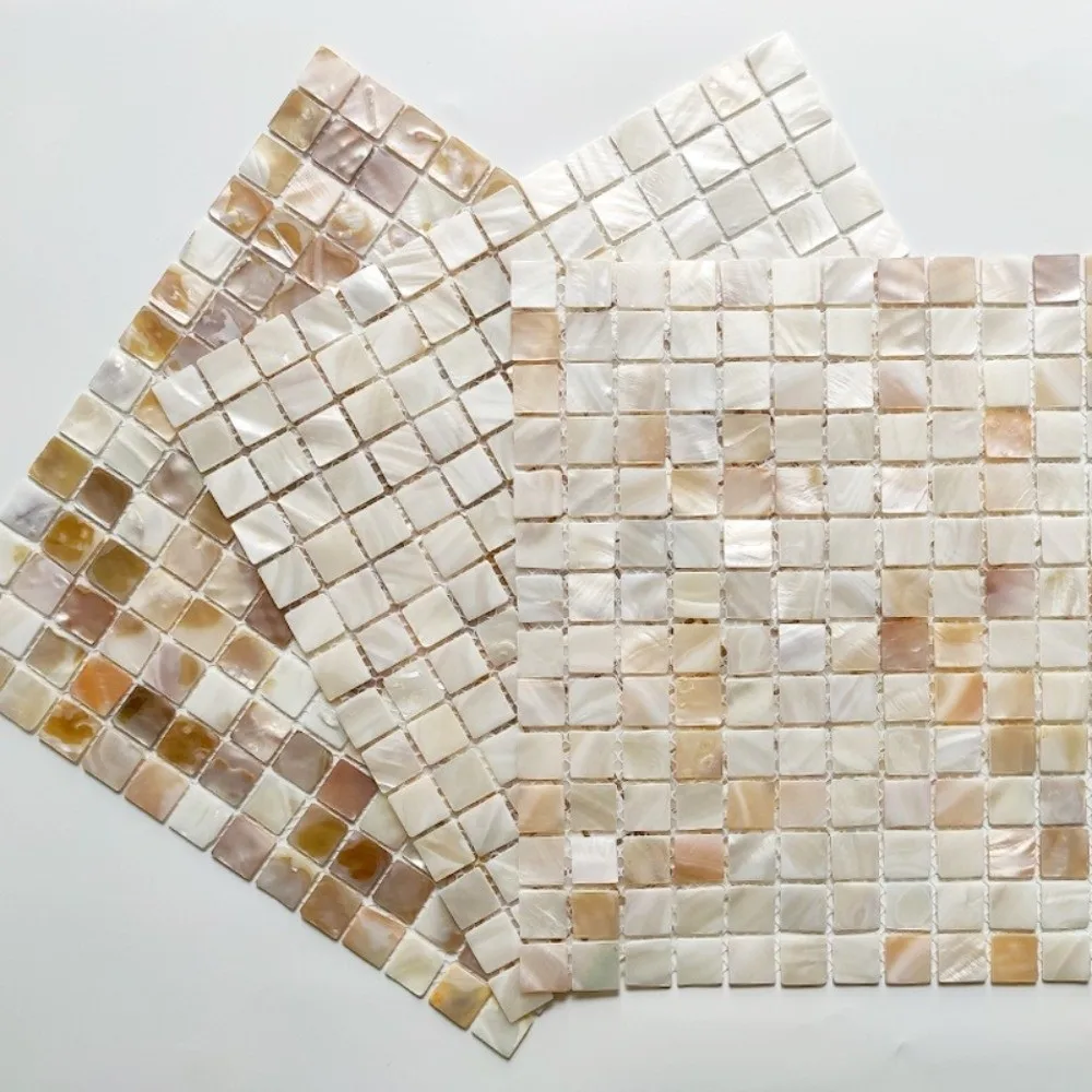 Modern Shell Mosaic Tiles 30x30CM Decorative Mosaic Tile Sticker Wallpaper Tile Wall Decoration