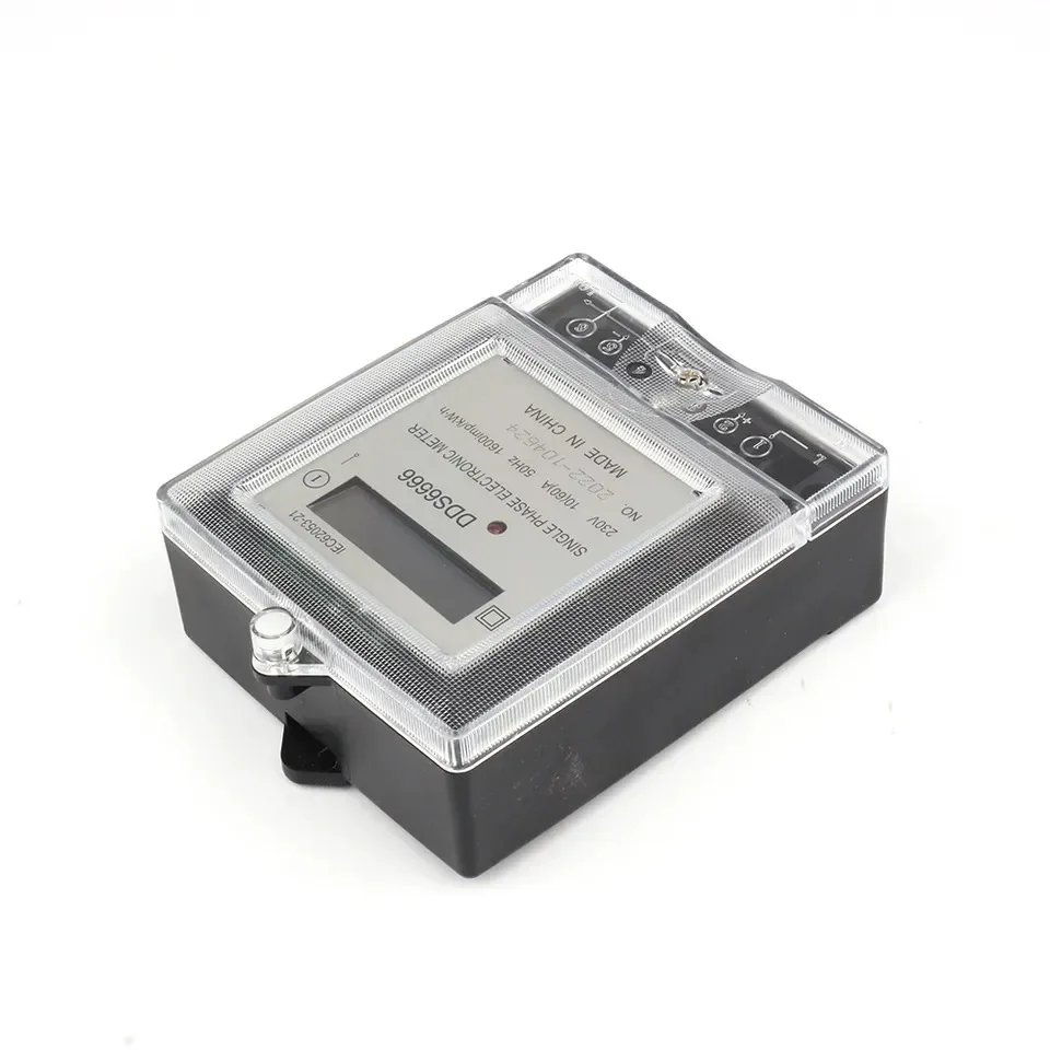Single Phase Electrical Wall Mounted Digital Single Phase 220V230V AC Electronic Digital Energy Meters Kwh Meter