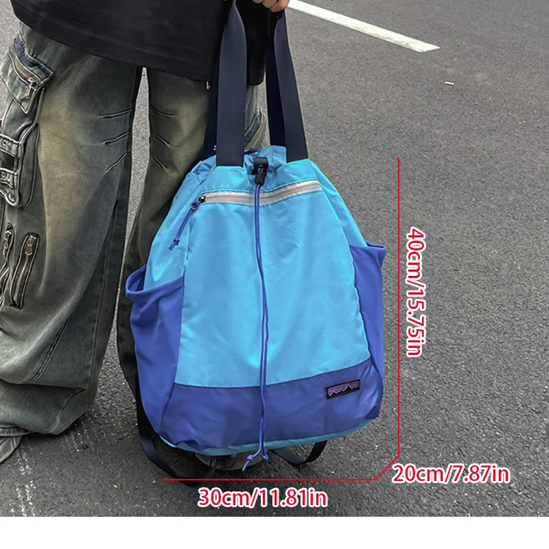 حقيبة ظهر خفيفة الوزن قابلة للطي بسعة كبيرة، مناسبة للمشي لمسافات طويلة والسفر والمغامرات الخارجية - أكتاف قابلة للتعديل