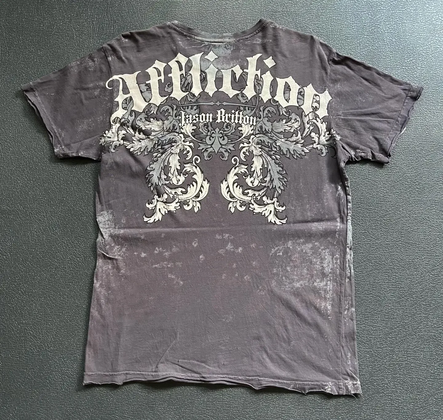 2000s Affliction Style Street Hip Hop Clothing Couple T Shirt 