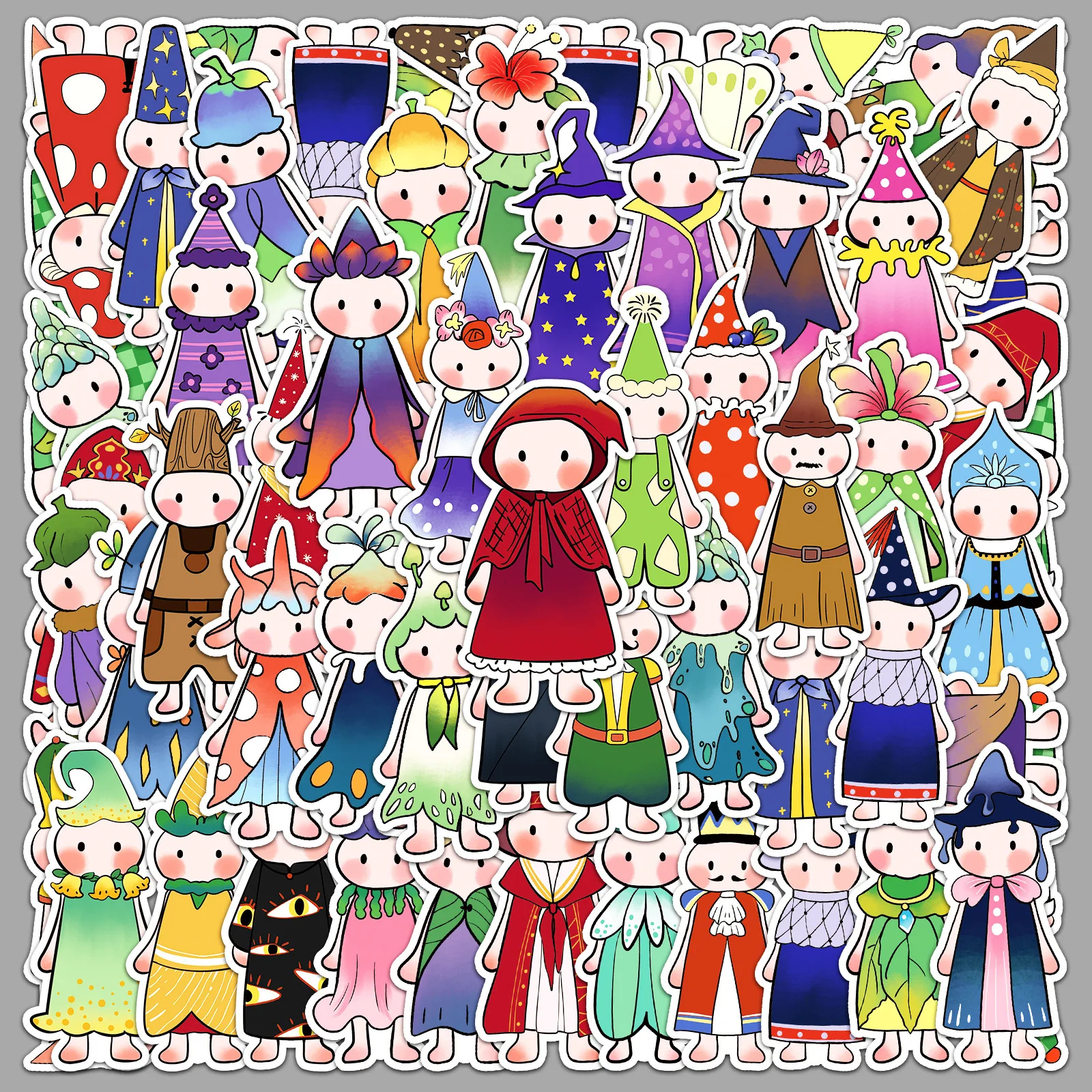 

10/30/50Pcs Weird Little Person Graffiti Stickers Cartoon Hand Drawn Decorative Stickers DIY Guitar Phone Laptop Skateboard