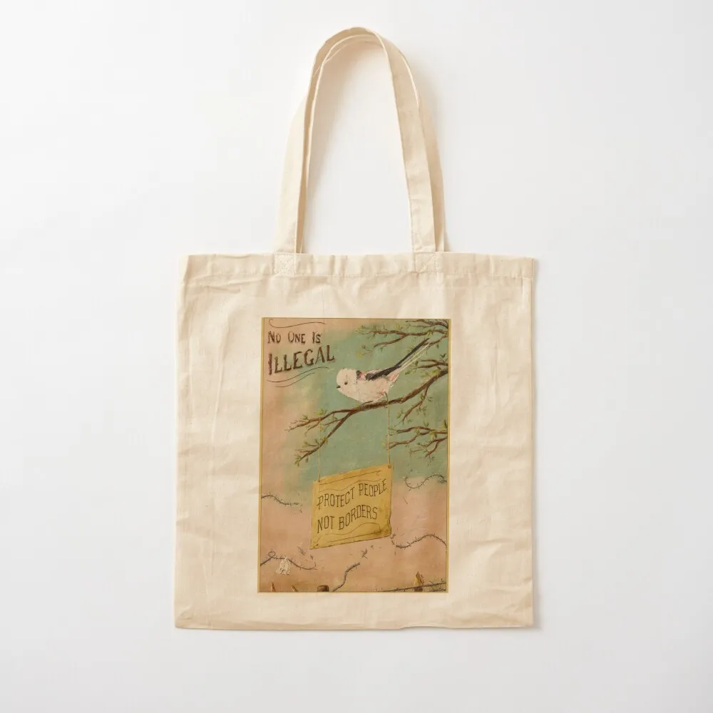 

Protect people not borders - Pro-migrand bird Tote Bag great bag tote bag women Canvas Tote