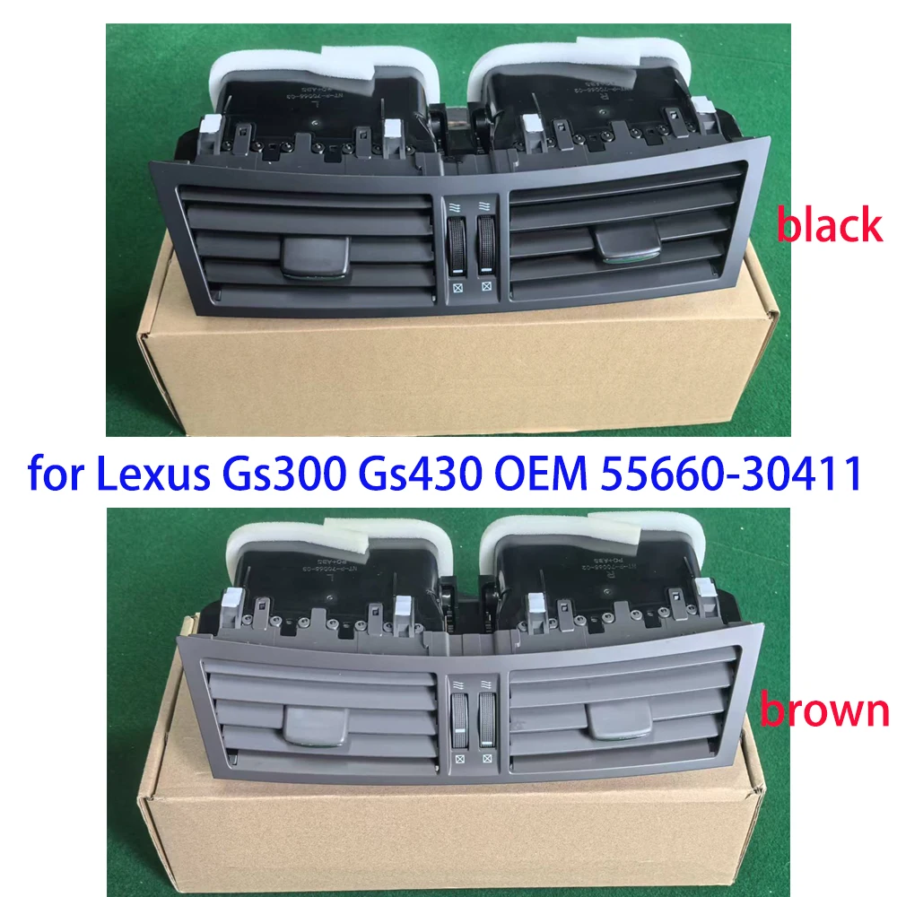 

Для Lexus GS300 GS430 GS350 центральная консоль воздуховыпускное отверстие приборной панели кондиционер холодный воздухонагреватель воздуховыпускное отверстие OEM 55660-30411