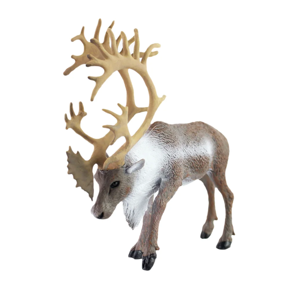 Deer Figurines Household Decor Reindeer Model Children’s Toys Adornments Decoration