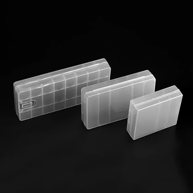 1 Piece Hard Plastic AA AAA Case Cover Holder AA / AAA Battery Storage Box Container for 4 6 8x AA AAA Batteries