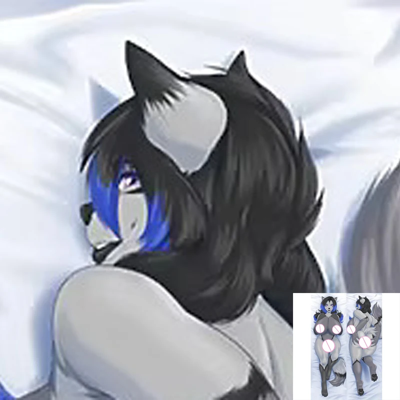 

Anime Pillow Cover Dakimakura Zenocoyote 2 Side Printed Hugging Body Pillowcase Cushion Cover Bedding Decor