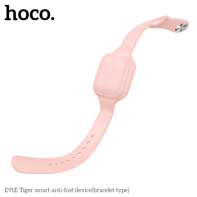 HOCO E91E Mini étiquette de suivi GPS intelligente Compatible avec iOS Apple Find My App rappel Anti-perte clé de voiture dispositif de localisation d'animaux de compagnie pour enfants
