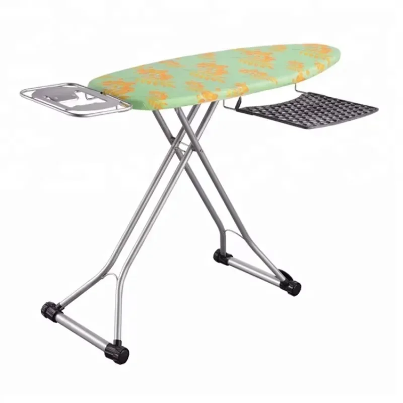 

Market Full Iron Table Folding Ironing Board with Iron Holder