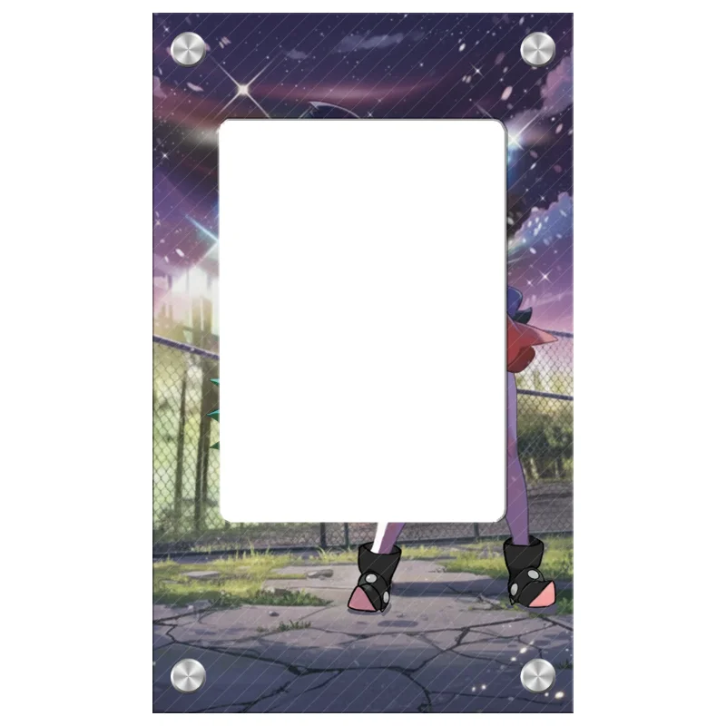 عرض فني لعرض بطاقة البوكيمون PTCG Marnie Grimmsnarl Mega Dream Anime Game توسيع مشجعي الفن هدية حافظة واقية من الأكريليك #3