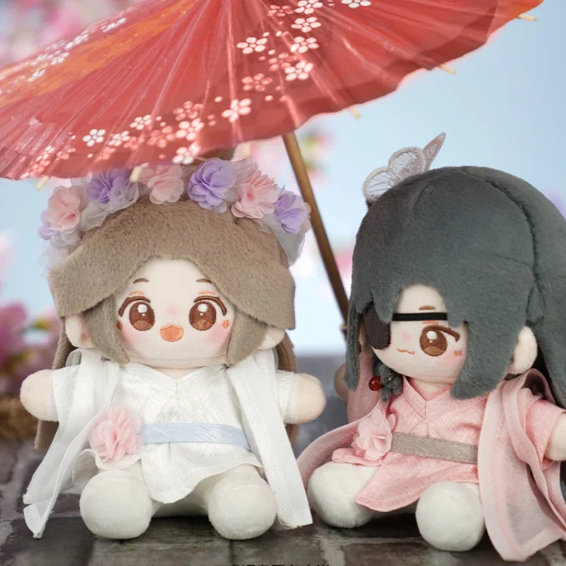 

Classic Anime Tian Guan Ci Fu Splendid Flowers Cosplay Change Suit Plush Stuffed Doll Hua Cheng Xie Lian Toy Figures Fans Gift