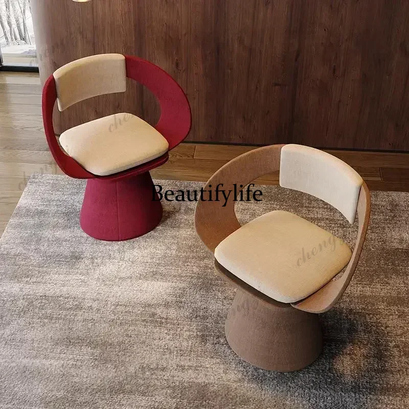 D183 Modern Aesthetic Living Room Chairs Party Events Large Size Simple Vintage Chairs Hotel Fauteuil Salon Chinese Style Furnit