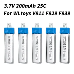 Upgraded 3.7V 200mAh V911 Battery for WLtoys V911 F929 F939 Battery Charger 551148 for RC Helicopter Battery
