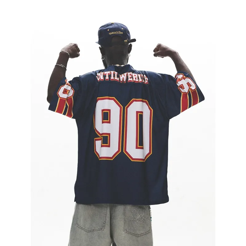 Street Sweatshirt 3D Printed Short Sleeve Clothing Men's American Hip Hop Graphic Gothic V-Neck Short Sleeve Comfort Top