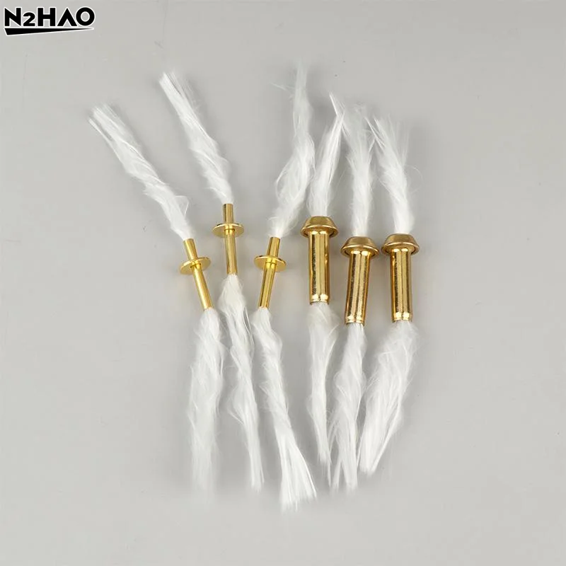 3Pcs Oil Lamp Wick Tubes Alloy Cotton Thread Lamp Replacement DIY Project Lighting Alloy Wick Tubes Accessories Burner