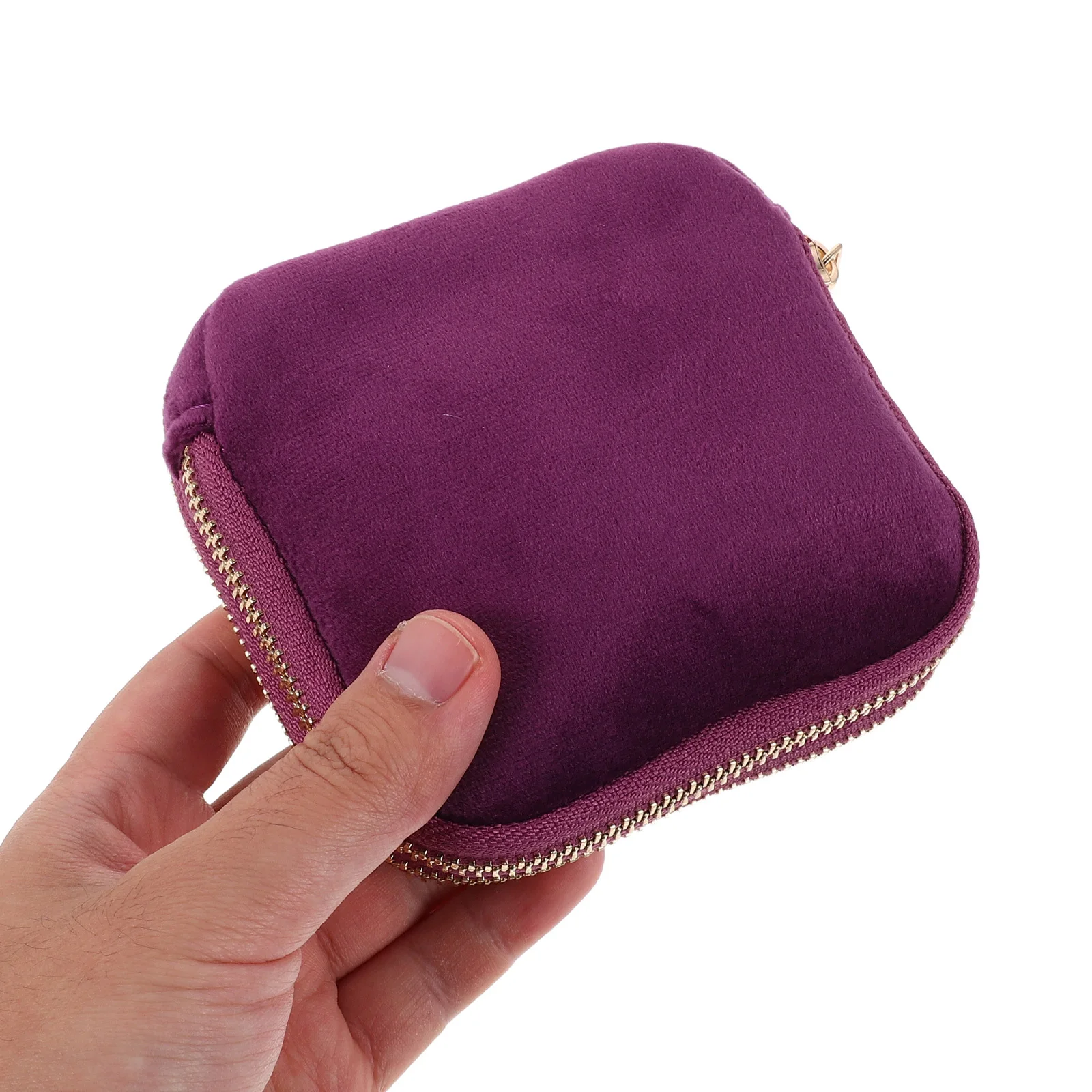 

Compact Jewelry Storage Pouch Travel-Friendly Lightweight Bag with Dividers for Rings Necklaces Bracelets Earrings Portable